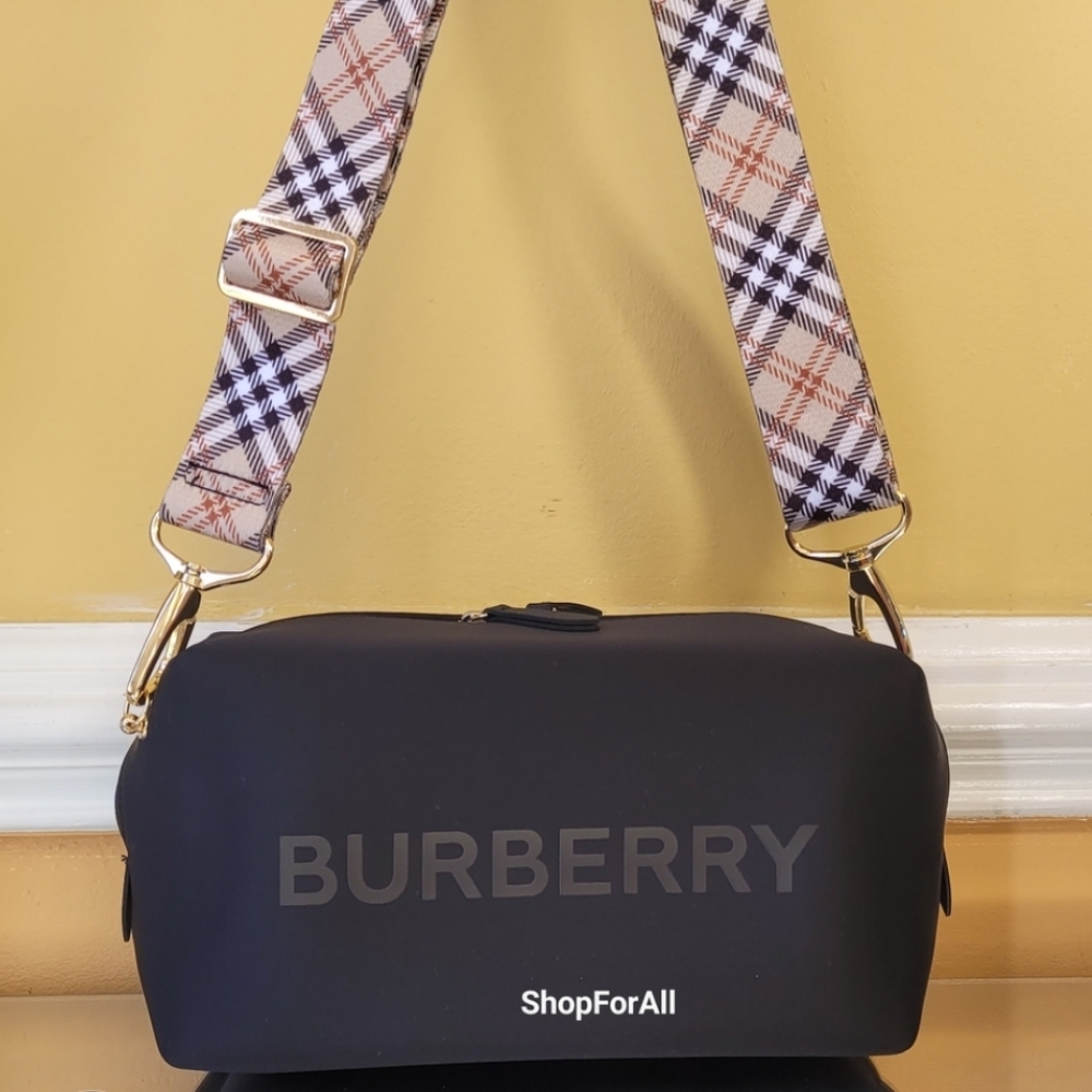 Burberry Pouch converted into to shoulder bag or cross body